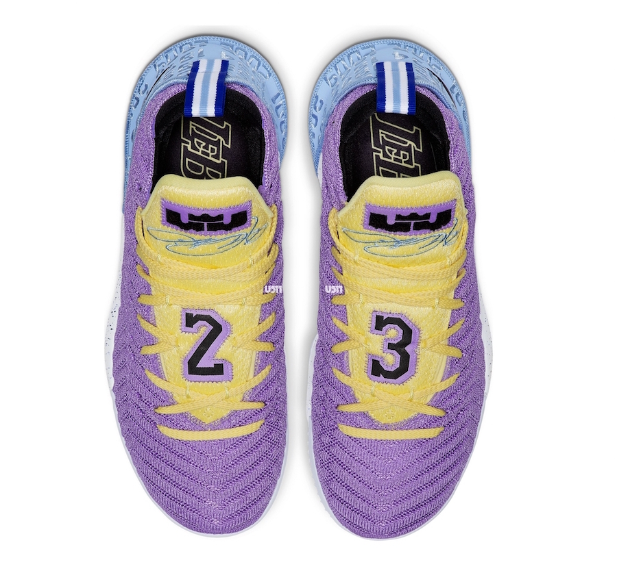 Nike LeBron 16 “Lakers” 货号：CK4765-500  No Tag 第3张