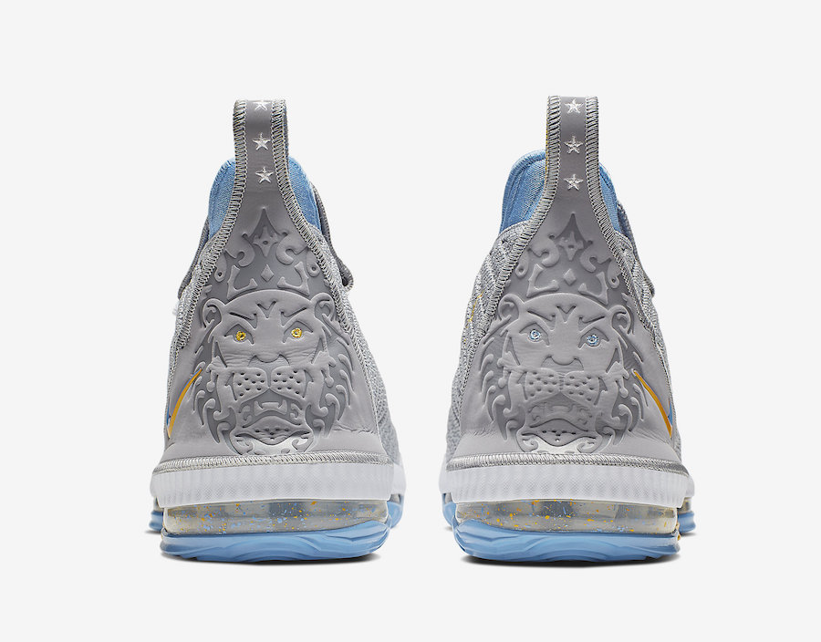 Nike LeBron 16 “MPLS” 詹姆斯十六代湖人配色，货号：CK4765-001  lebron nike 第5张