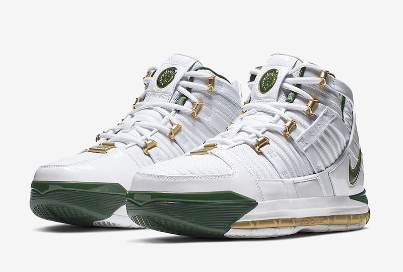 Nike Zoom LeBron 3 QS “SVSM Home” 货号：AO2434-102  lebron 第2张