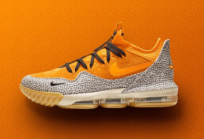 Nike LeBron 16 Low “Safari” 大理石配色，货号：CI3358-800  lebron low “safari” 第1张