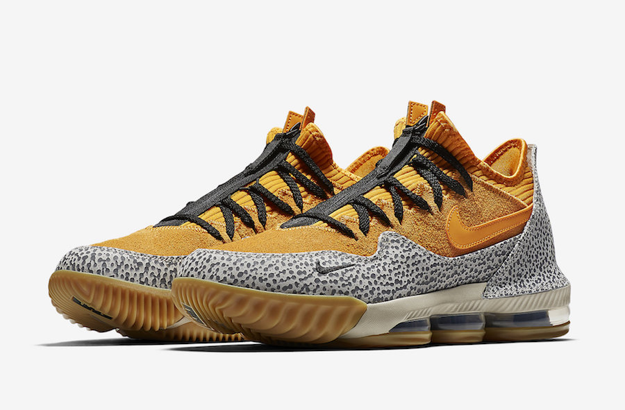 Nike LeBron 16 Low “Safari” 大理石配色，货号：CI3358-800  lebron low “safari” 第3张