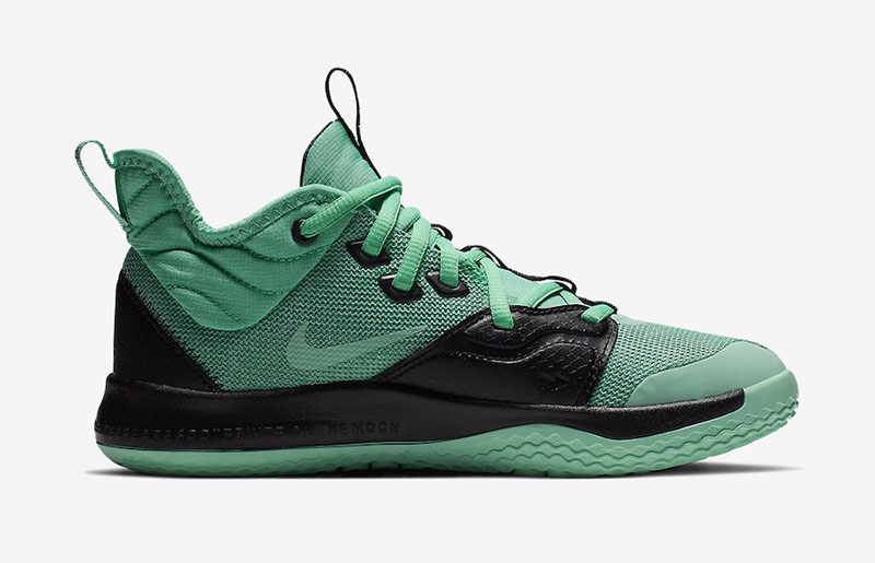 Nike PG3 GS “Menta Green” 保罗3三代签名战靴主题配色，货号: AQ2462-330  nike pg3 “menta” 第3张