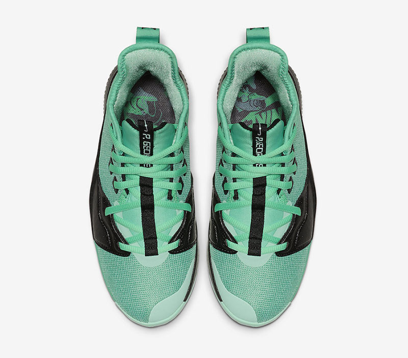 Nike PG3 GS “Menta Green” 保罗3三代签名战靴主题配色，货号: AQ2462-330  nike pg3 “menta” 第4张
