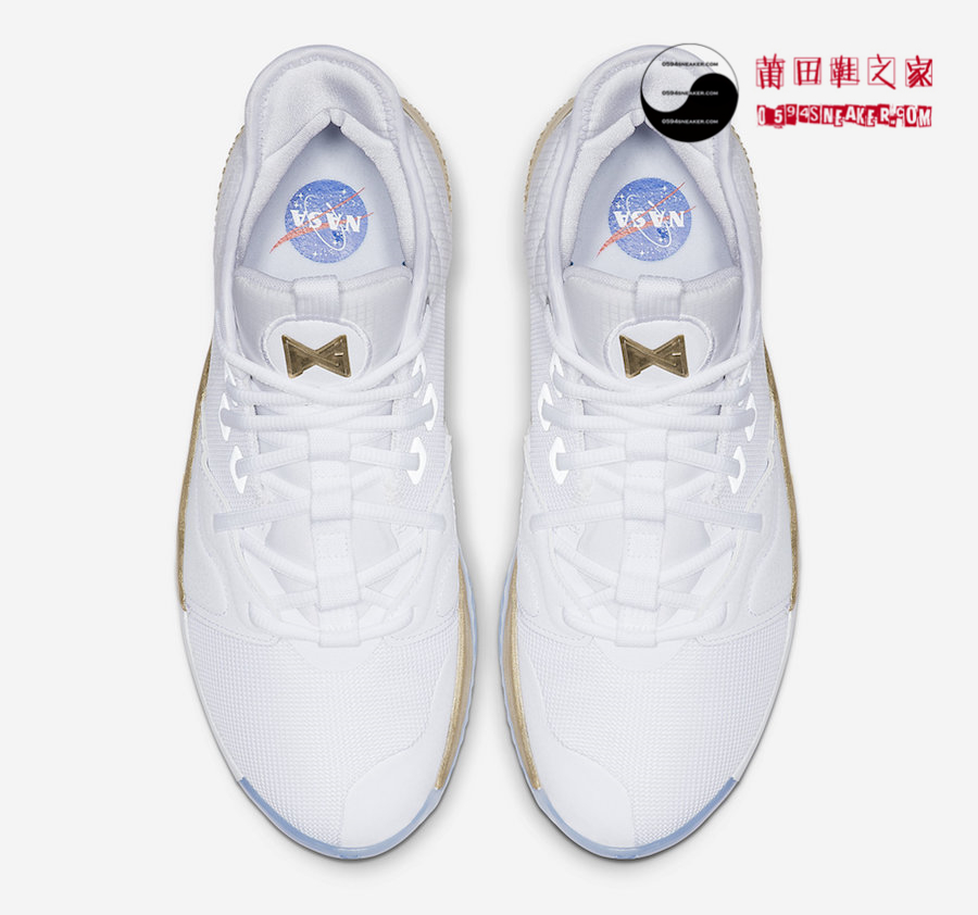 Nike PG 3 NASA “Apollo Missions” 货号： CI2666-100  No Tag 第4张