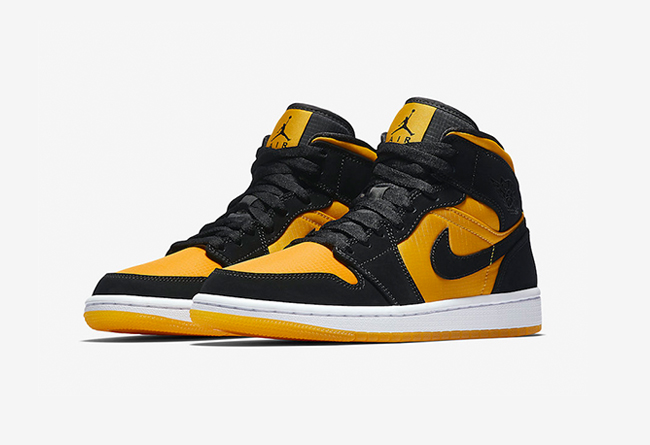 Air Jordan 1 Mid 乔一大黄蜂，货号：CD6759-007  air jordan 第1张