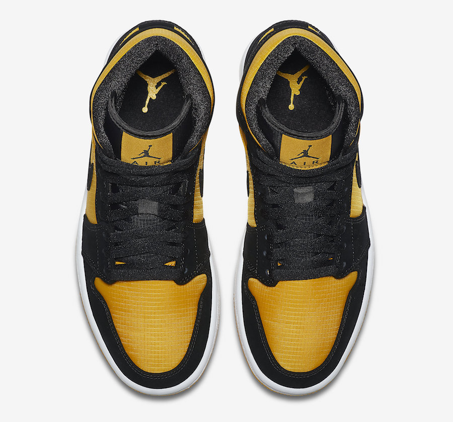 Air Jordan 1 Mid 乔一大黄蜂，货号：CD6759-007  air jordan 第4张