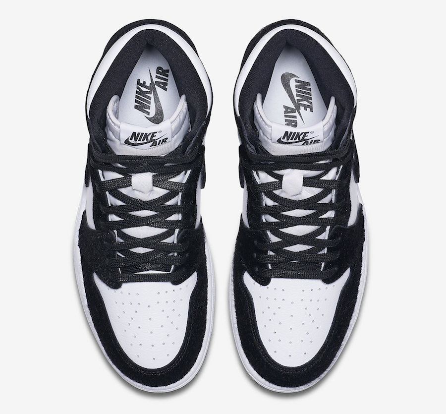 Air Jordan 1 High OG WMNS “Panda” 熊猫配色，货号：CD0461-007  air jordan wmns “panda” 第4张