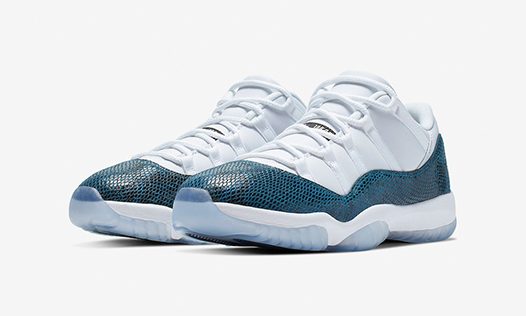 Air Jordan 11 Low “Navy Snakeskin” 蓝蛇复刻，货号：CD6846-102  air jordan 第1张