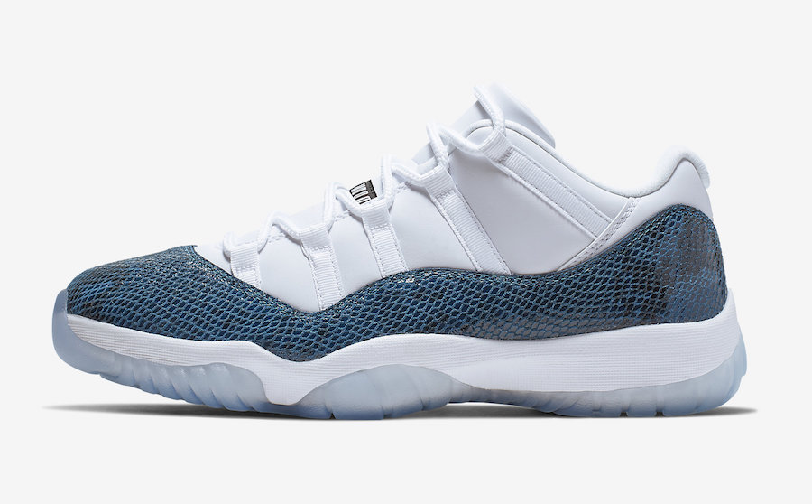 Air Jordan 11 Low “Navy Snakeskin” 蓝蛇复刻，货号：CD6846-102  air jordan 第2张