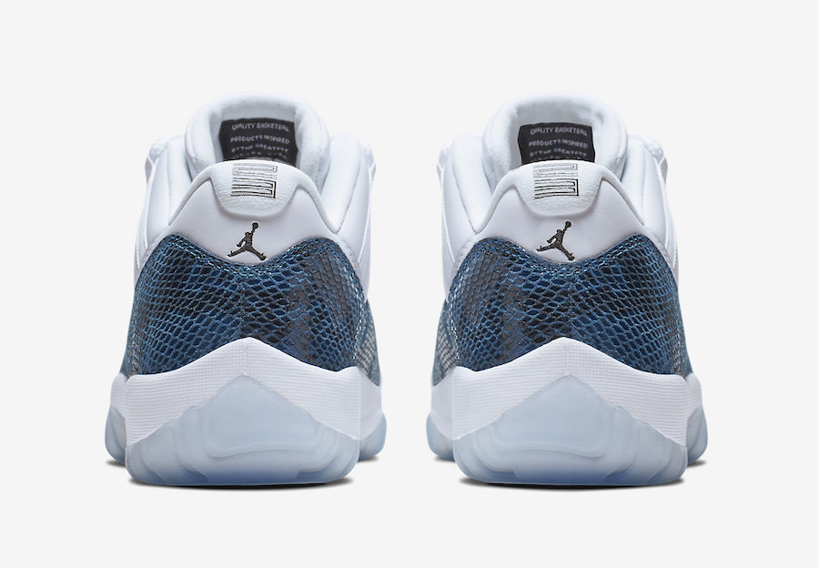 Air Jordan 11 Low “Navy Snakeskin” 蓝蛇复刻，货号：CD6846-102  air jordan 第5张