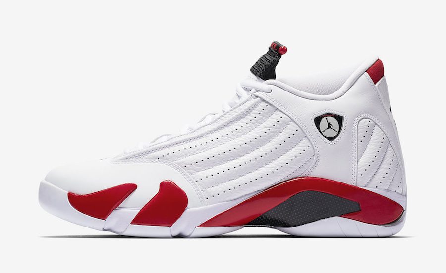 Air Jordan 14 “Candy Cane” 货号：487471-100  air jordan 第2张