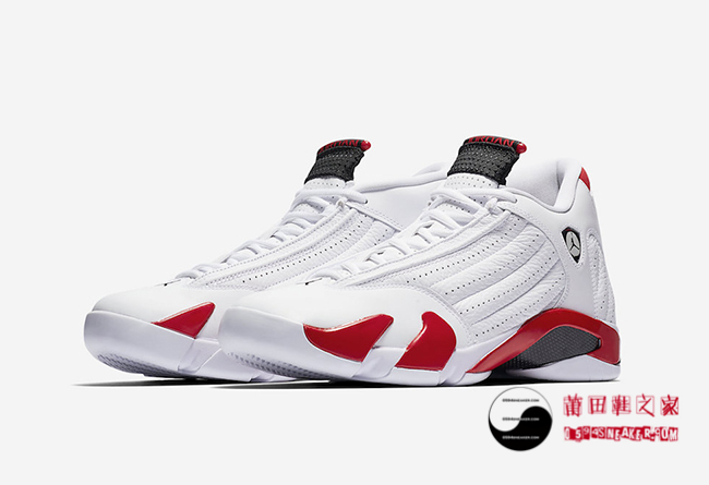 Air Jordan 14 “Candy Cane” 货号：487471-100  air jordan 第1张