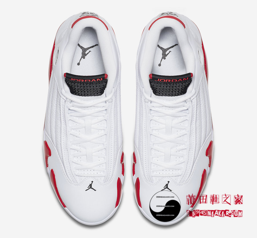 Air Jordan 14 “Candy Cane” 货号：487471-100  air jordan 第4张