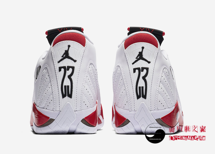 Air Jordan 14 “Candy Cane” 货号：487471-100  air jordan 第5张