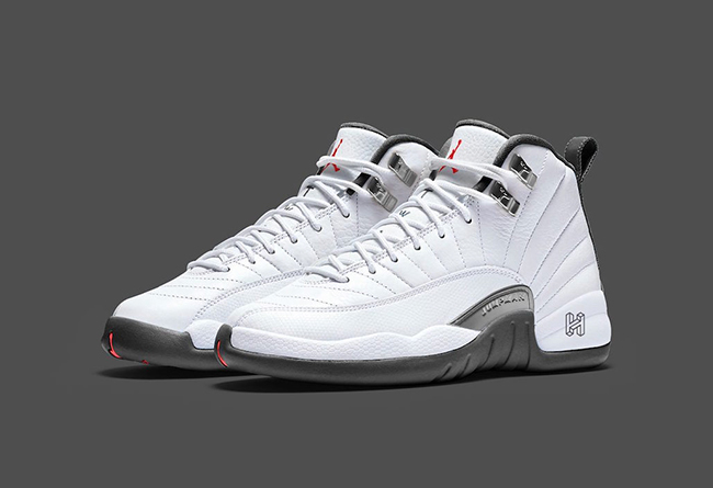 Air Jordan 12 “White/Grey”  货号：130690-160 air jordan White 第1张