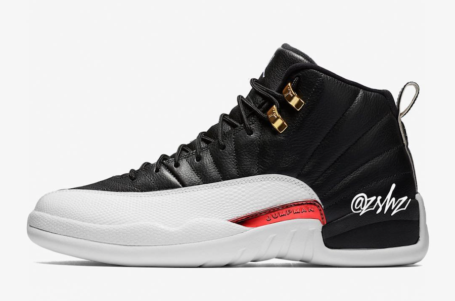 Air Jordan 12 “Reverse Taxi” 货号：130690-017  air jordan “reverse 第1张