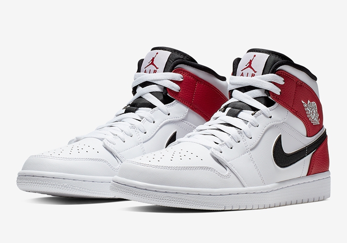 Air Jordan 1 Mid 货号：554724-116  air jordan 第2张