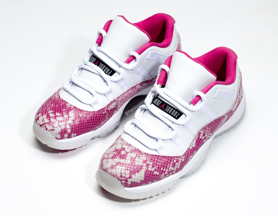 Air Jordan 11 Low WMNS “Pink Snakeskin” 货号：AH7860-106  air jordan 第4张