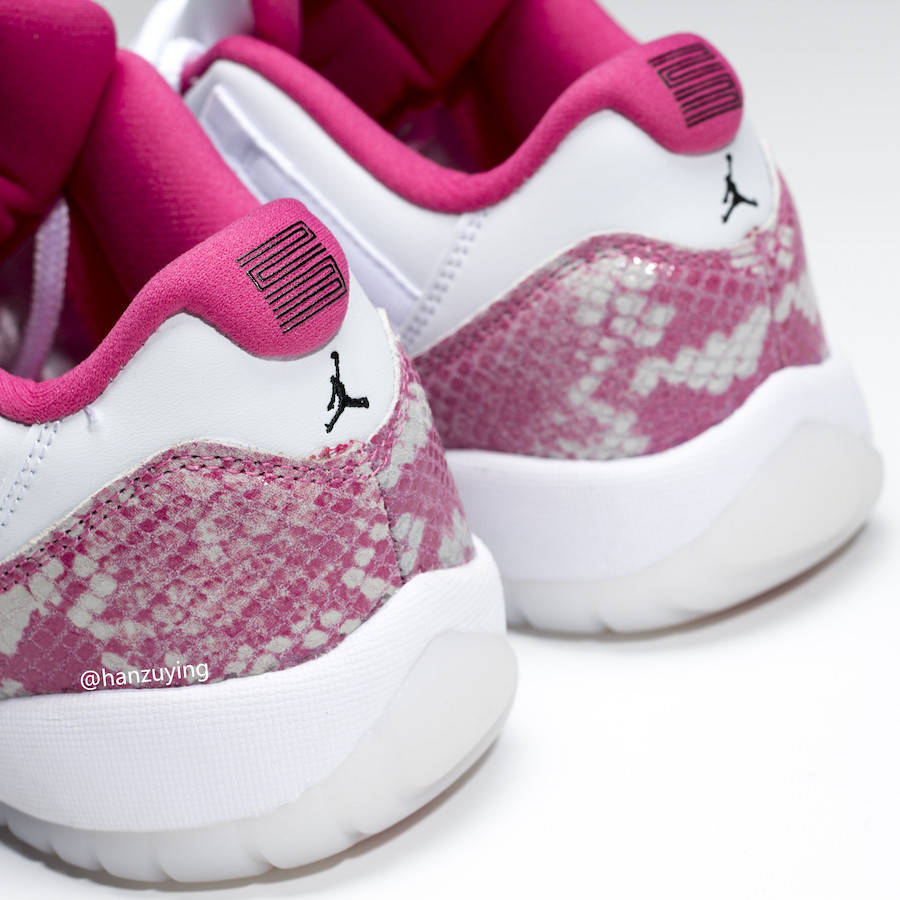 Air Jordan 11 Low WMNS “Pink Snakeskin” 货号：AH7860-106  air jordan 第9张