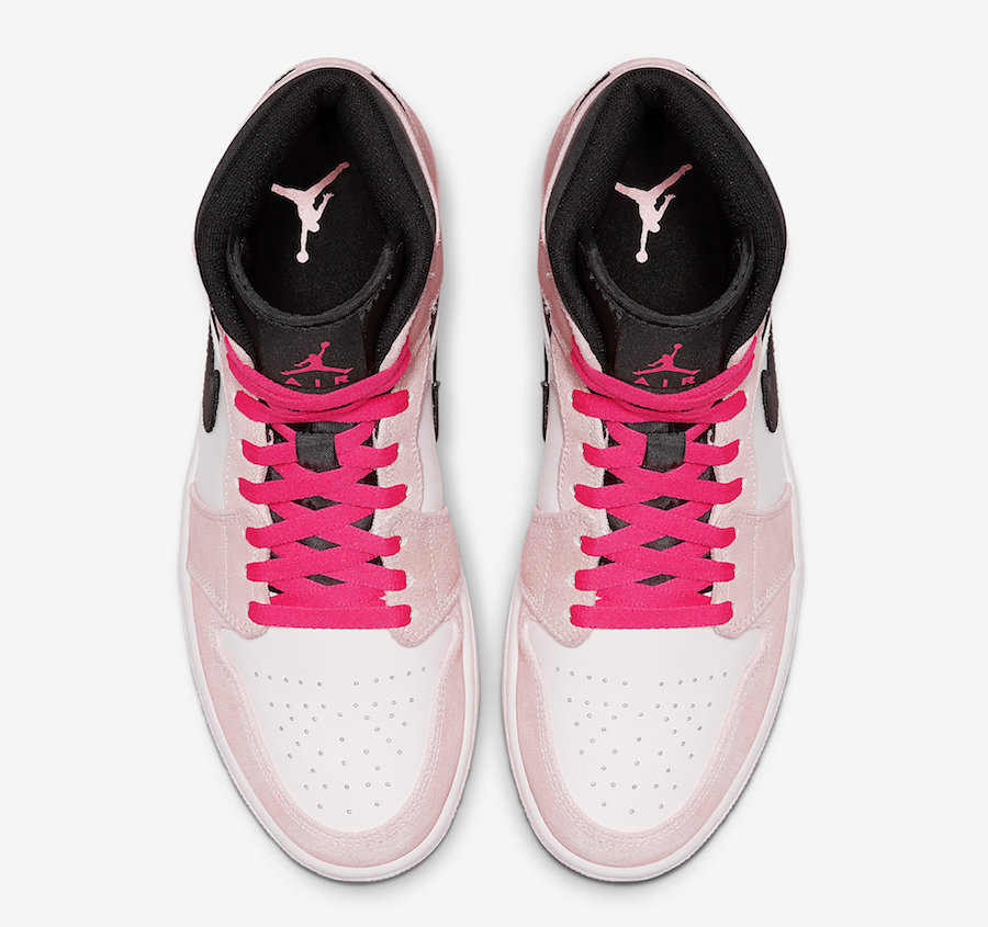 Air Jordan 1 Mid “Crimson Tint” 货号：852542-801  air jordan mid “crimson tint” “crimson” 第4张