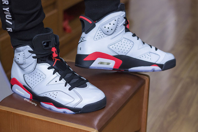 Air Jordan 6 “Reflective Silver” 货号：CI4072-001  air jordan 第3张