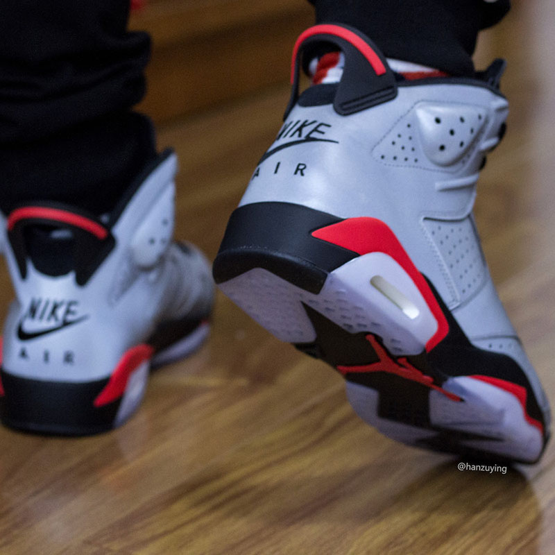 Air Jordan 6 “Reflective Silver” 货号：CI4072-001  air jordan 第4张