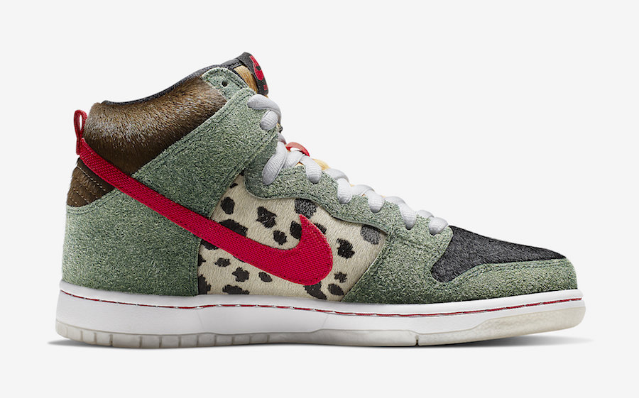 Nike SB Dunk High “Dog Walker” 遛狗主题配色，货号：BQ6827-300  dunk high “dog walker” 第3张