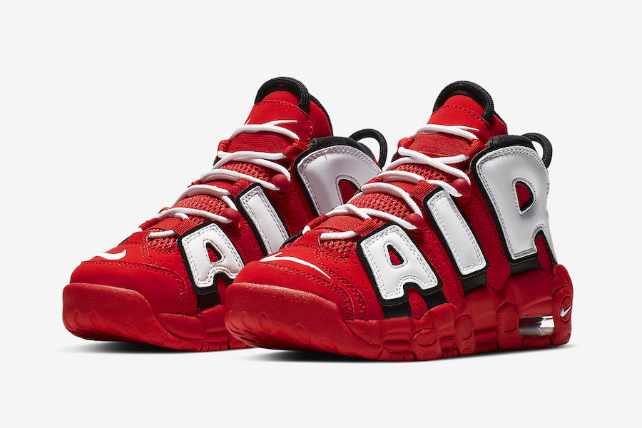 Nike Air More Uptempo GS 货号：CD9402-600  air more uptempo nike 第2张