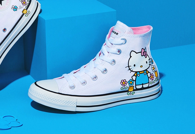 Hello Kitty x Converse 联名系列  all star kitty 第1张