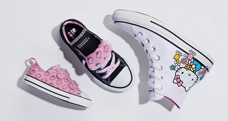 Hello Kitty x Converse 联名系列  all star kitty 第2张