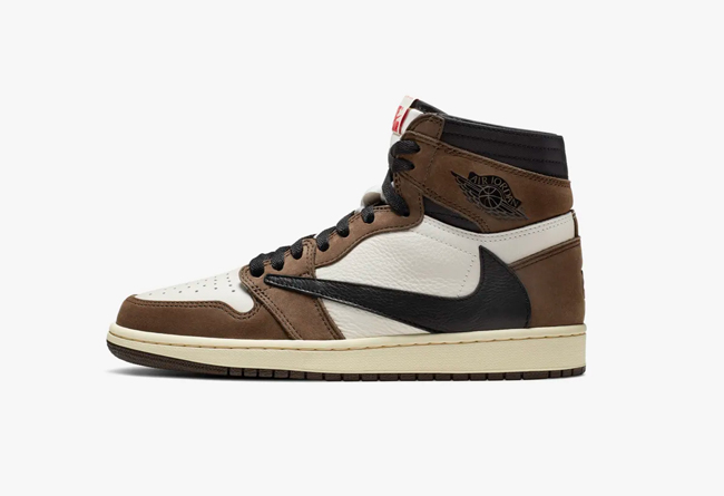 Travis Scott x Air Jordan 1 High OG TS SP 货号：CD4487-100  jordan scott travis 第2张