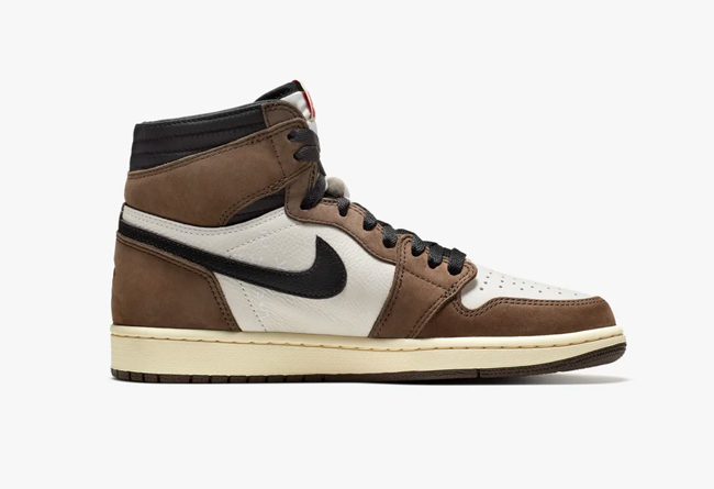 Travis Scott x Air Jordan 1 High OG TS SP 货号：CD4487-100  jordan scott travis 第3张