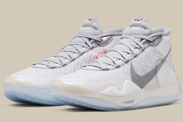 杜兰特12代新品 Nike KD 12 “Wolf Grey” 货号 CK1197-101  杜兰特 第1张