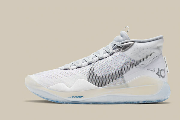 杜兰特12代新品 Nike KD 12 “Wolf Grey” 货号 CK1197-101  杜兰特 第2张