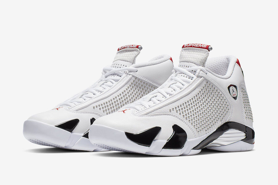 Supreme x Air Jordan 14 货号 BV7630-004、BV7630-106  联名 第1张