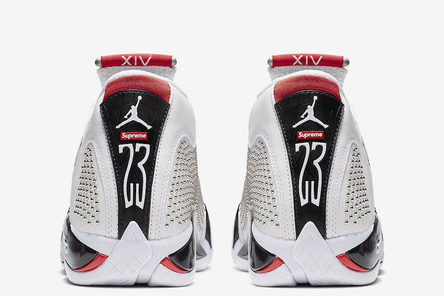 Supreme x Air Jordan 14 货号 BV7630-004、BV7630-106  联名 第4张