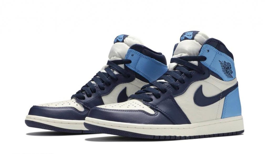 Air Jordan 1 “Obsidian”  货号：555088-140