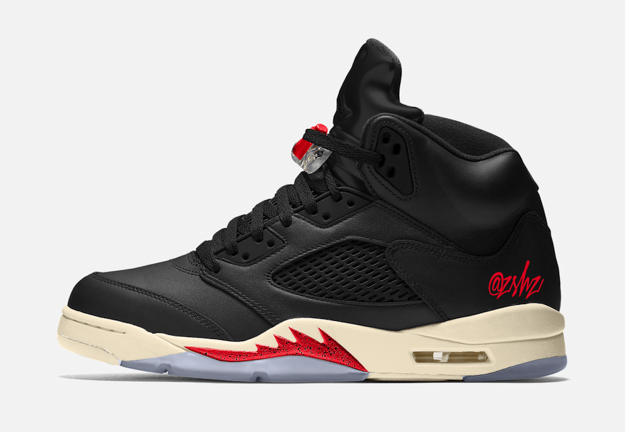 Air Jordan 5 SP “Black Muslin” 货号 CT8480-001 发售价格 $190 美元  第2张