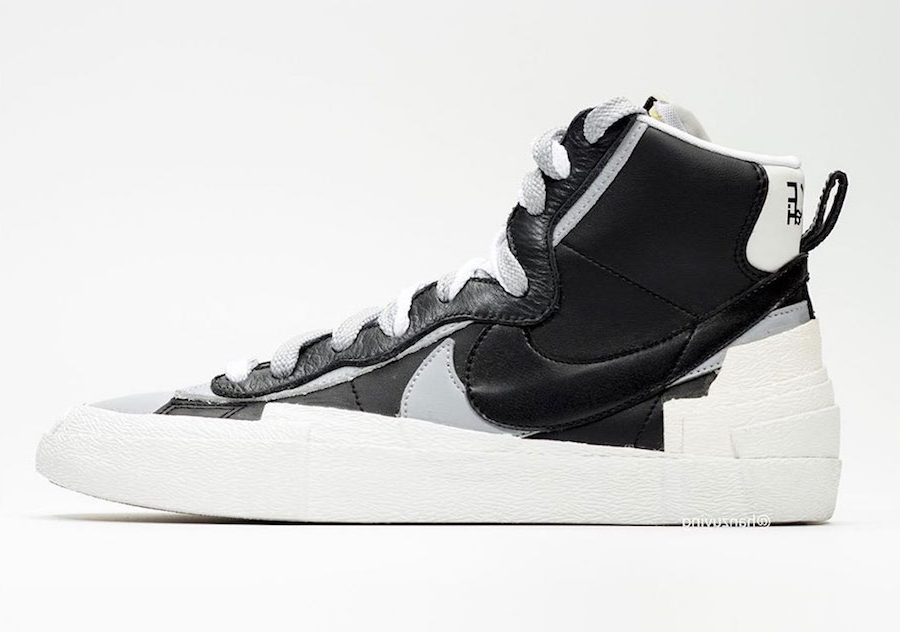 Sacai x Nike Blazer Mid 货号 BV0062-002  第1张