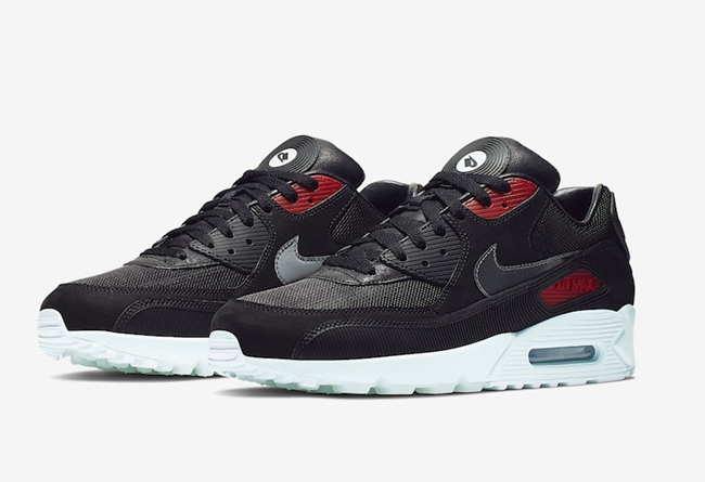 Nike Air Max 90 Premium “Vinyl” 黑胶唱片主题配色，货号 CK0902-001