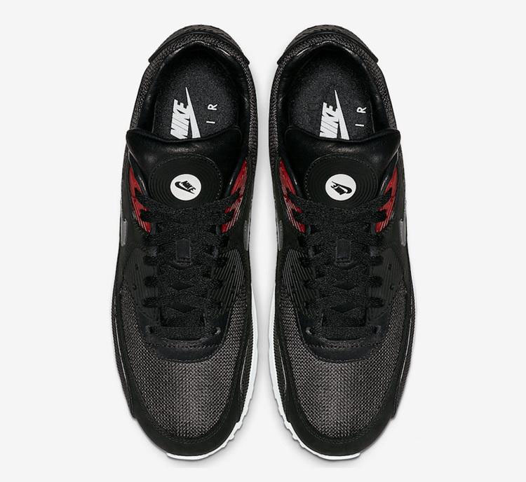 Nike Air Max 90 Premium “Vinyl” 黑胶唱片主题配色，货号 CK0902-001  第4张