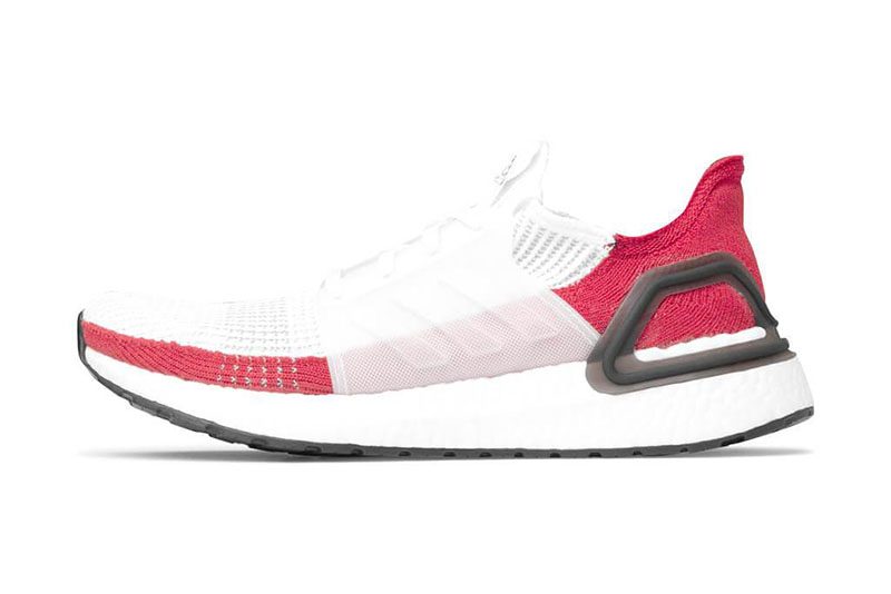 Adidas Ultra Boost 19 白红撞色UB，货号 EF1341  第2张