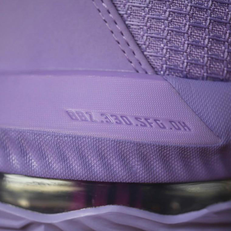 Nike LeBron 16 Low 货号 CI2668-500 詹姆斯16代新款紫罗兰配色  第7张