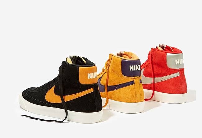 Nike Blazer Mid '77 Vintage​ 复刻系列新品三配色，货号 CJ9693001 /  CJ9693800 CJ9693600 复古鞋 第1张