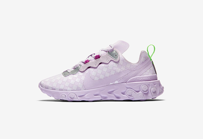 Nike React Element 55紫罗兰配色新品，货号 CN0146-500