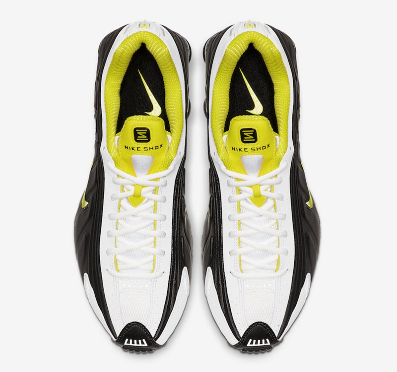 Nike Shox R4 “Dynamic Yellow” 货号 104265-048  耐克运动鞋 第4张