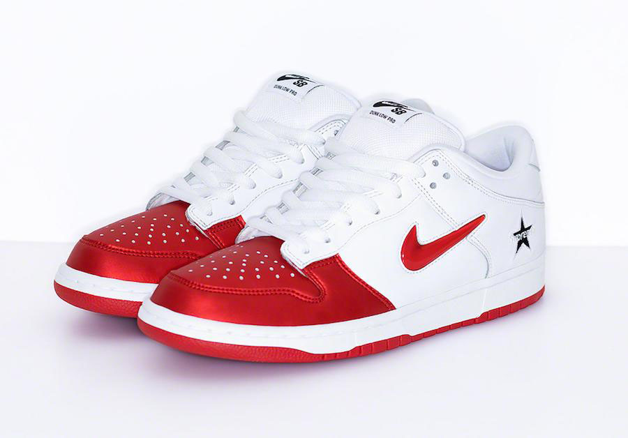 Supreme x Nike SB Dunk Low 货号 CK3480-001、CK3480-600、CK3480-700  联名运动鞋 第3张