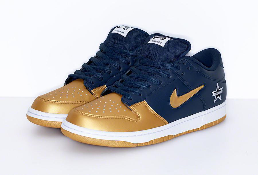 Supreme x Nike SB Dunk Low 货号 CK3480-001、CK3480-600、CK3480-700  联名运动鞋 第4张