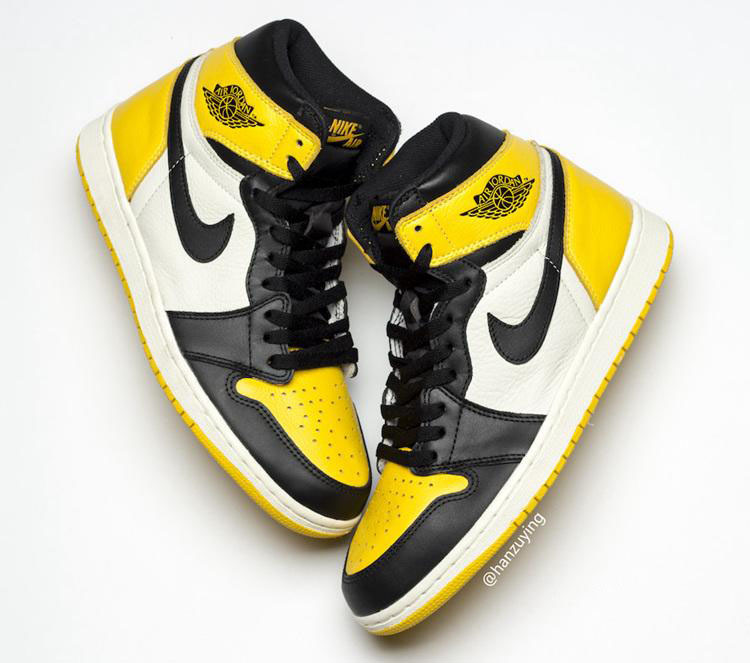 Air Jordan 1 Retro High OG “Yellow Toe” 黄脚趾 货号 AR1020-700  乔丹 乔丹运动鞋 第2张