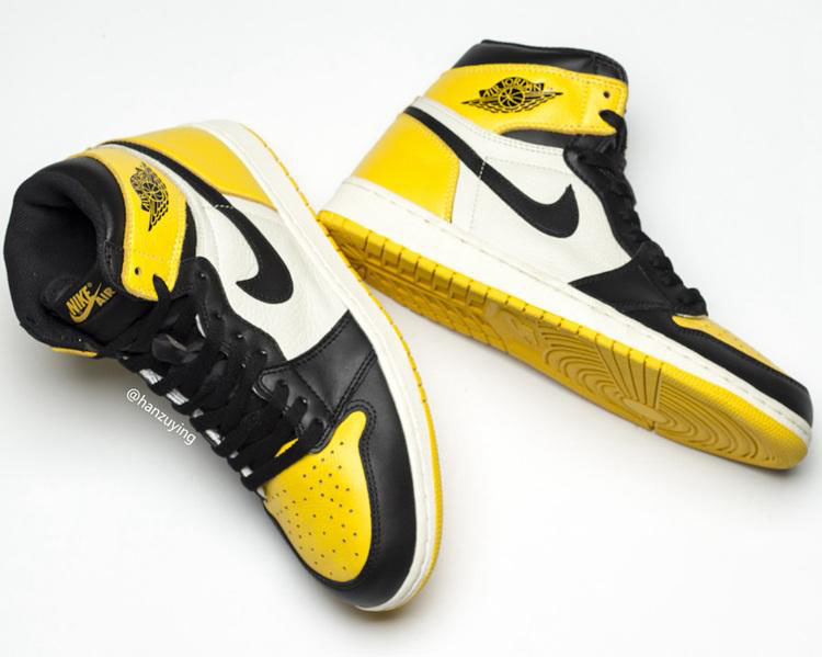 Air Jordan 1 Retro High OG “Yellow Toe” 黄脚趾 货号 AR1020-700  乔丹 乔丹运动鞋 第3张